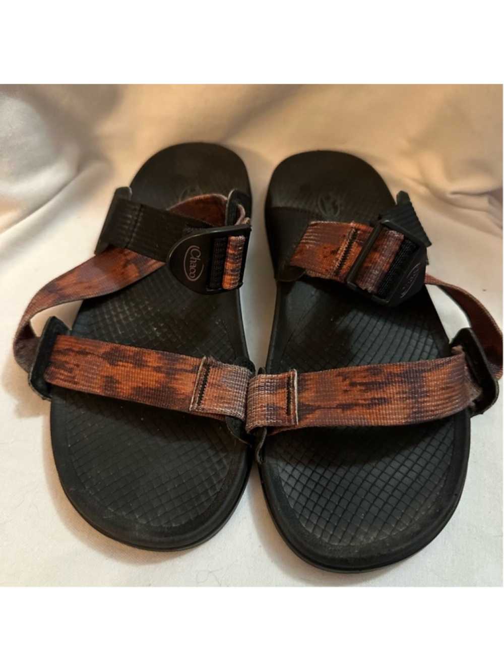 Chaco Z Cloud Sandals Women’s 8 Brown Black Sport Hiking Comfort Shoes